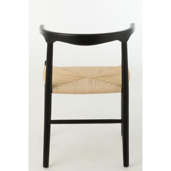 Eetkamerstoel Zwart Paper 56 cm-Eetkamerstoelen-J-Line