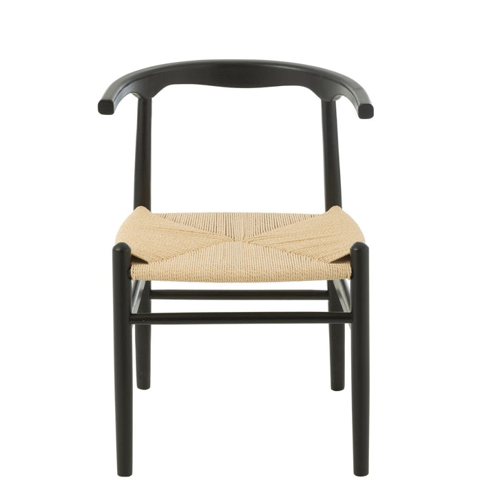 Eetkamerstoel Zwart Paper 56 cm-Eetkamerstoelen-J-Line