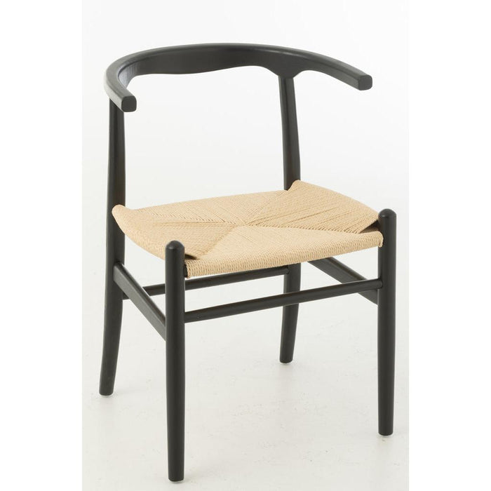 Eetkamerstoel Zwart Paper 56 cm-Eetkamerstoelen-J-Line