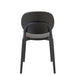 Eetkamerstoel Zwart Polyester 40 cm 40x53x82 cm-Eetkamerstoelen-J-Line