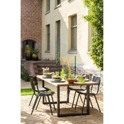 Eetkamerstoel Zwart Populierenhout 43 cm 43x52x82 cm-Eetkamerstoelen-J-Line