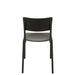Eetkamerstoel Zwart Populierenhout 43 cm 43x52x82 cm-Eetkamerstoelen-J-Line