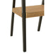 Eetkamerstoel Zwart Rotan 55 cm 55x55x71 cm-Eetkamerstoelen-J-Line