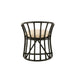 Eetkamerstoel Zwart Rotan 61 cm 61x60x70 cm-Kussens-J-Line