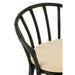 Eetkamerstoel Zwart Rotan 61 cm 61x60x70 cm-Kussens-J-Line