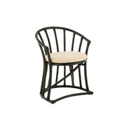 Eetkamerstoel Zwart Rotan 61 cm 61x60x70 cm-Kussens-J-Line