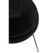 Eetkamerstoel Zwart Schuim Rond 56 cm-Eetkamerstoelen-J-Line