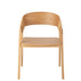 Eetkamerstoel Zwart Touw 53 cm 52.8x57.1x76.8 cm-Eetkamerstoelen-J-Line