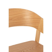 Eetkamerstoel Zwart Touw 53 cm 52.8x57.1x76.8 cm-Eetkamerstoelen-J-Line