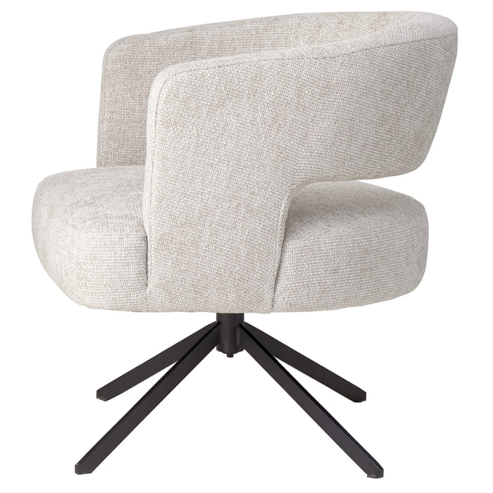 Eetkamerstoelen Eetkamerstoel Baldr Crème Dining Stoel Legacy 15 Dove Zwart-Eetkamerstoelen-PTMD