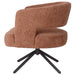 Eetkamerstoelen Eetkamerstoel Baldr Roestbruin Diningchair Legacy6 Deepterra Zwart-Eetkamerstoelen-PTMD