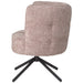 Eetkamerstoelen Eetkamerstoel Odin Roze Diningchair Legacy 14 Flamingo Zwart-Eetkamerstoelen-PTMD