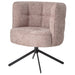 Eetkamerstoelen Eetkamerstoel Odin Roze Diningchair Legacy 14 Flamingo Zwart-Eetkamerstoelen-PTMD