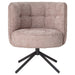 Eetkamerstoelen Eetkamerstoel Odin Roze Diningchair Legacy 14 Flamingo Zwart-Eetkamerstoelen-PTMD