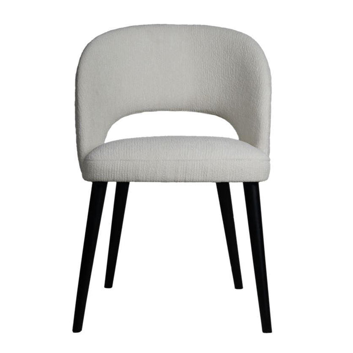 Eetkamerstoelen Lamp Abierto Wit Nanci Stof Eetkamerstoel-Eetkamerstoelen-PTMD