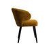 Eetkamerstoelen Lamp Fiori Geel 6057 Eetkamerstoel Zwart Hout-Eetkamerstoelen-PTMD