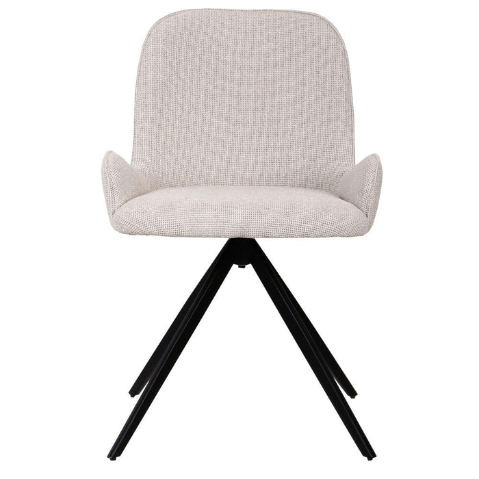 Eetkamerstoelen Lamp Leander Crème Eetkamerstoel-Eetkamerstoelen-PTMD