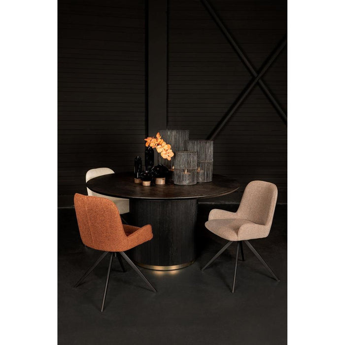 Eetkamerstoelen Lamp Leander Crème Eetkamerstoel-Eetkamerstoelen-PTMD