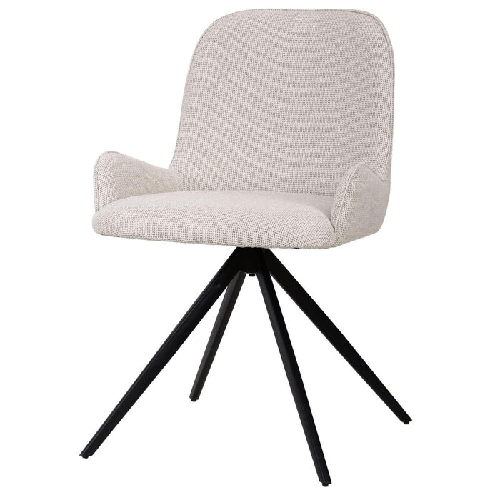 Eetkamerstoelen Lamp Leander Crème Eetkamerstoel-Eetkamerstoelen-PTMD