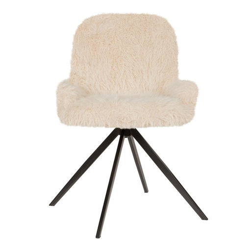Eetkamerstoelen Lamp Leander Eetkamerstoel Hair Beige-Eetkamerstoelen-PTMD