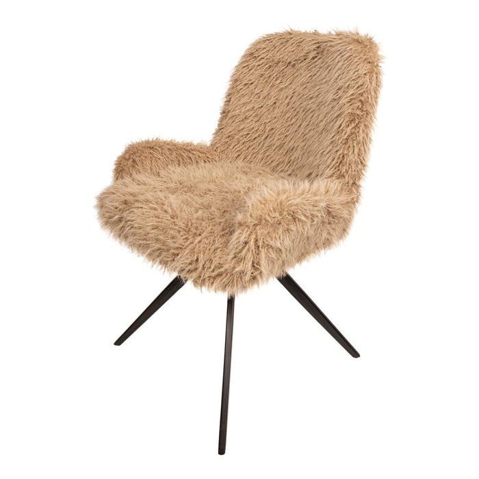 Eetkamerstoelen Lamp Leander Eetkamerstoel Hair Bruin-Eetkamerstoelen-PTMD