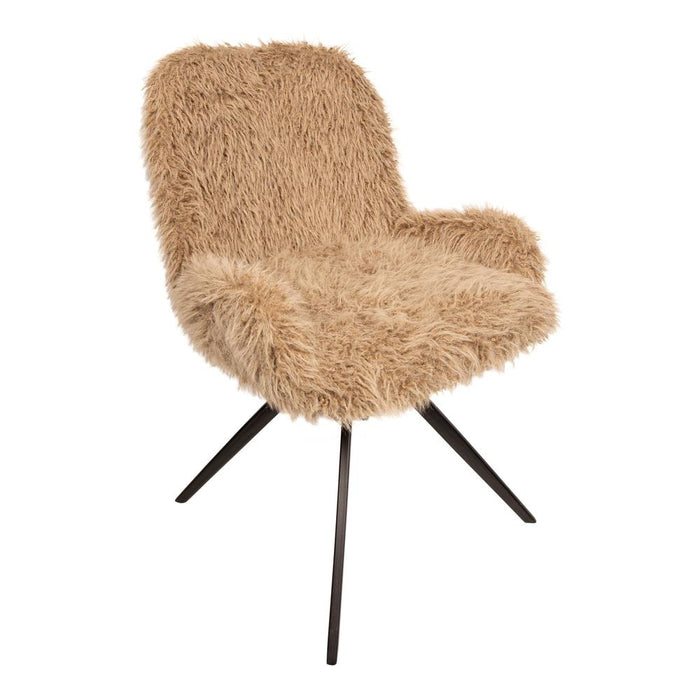Eetkamerstoelen Lamp Leander Eetkamerstoel Hair Bruin-Eetkamerstoelen-PTMD