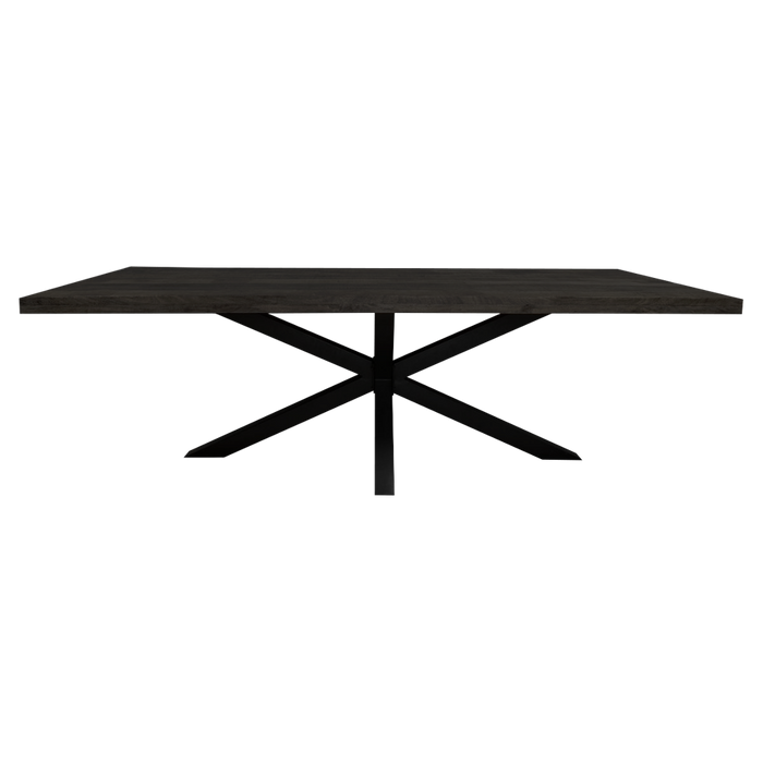 Eetkamertafel Denver Black | Rechthoek | 160 cm-Eettafels-Starfurn