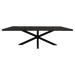 Eetkamertafel Denver Black | Rechthoek | 160 cm-Eettafels-Starfurn
