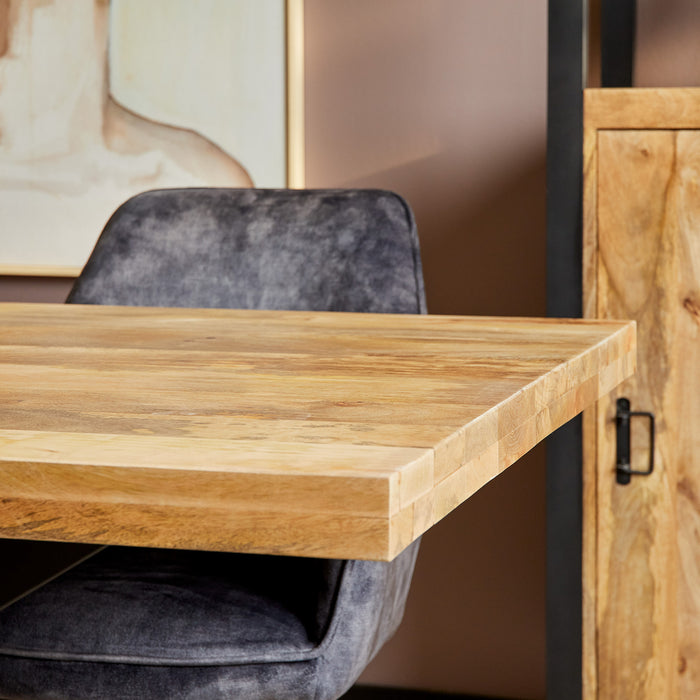 Eetkamertafel Denver | Rechthoek matrixpoot | 240 cm-Eettafels-Starfurn