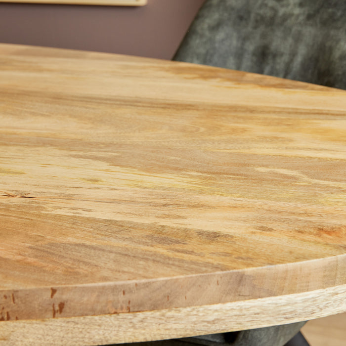 Eetkamertafel Denver | Rond | Mangohout | 120 cm-Eettafels-Starfurn