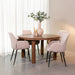 Eetkamertafel Elly - Nature Smooth - Mangohout - 140 cm - Rond-Eettafels-LABEL51