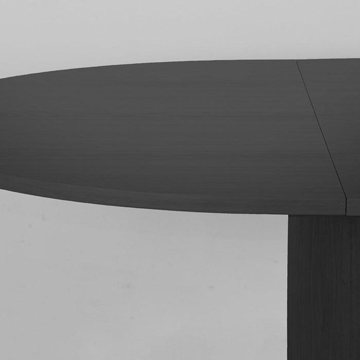 Eetkamertafel Oliva - Zwart - Eiken - 150-200 cm - Uitschuifbaar-Eettafels-LABEL51