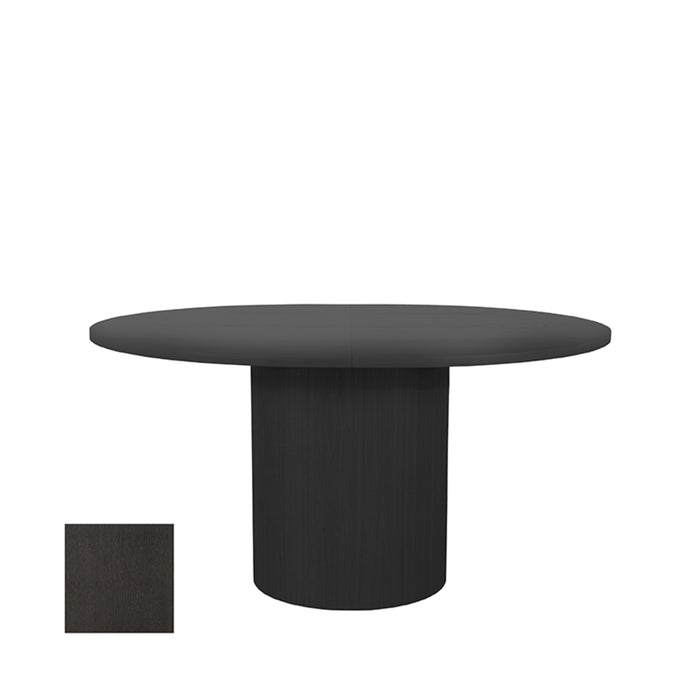 Eetkamertafel Oliva - Zwart - Eiken - 150-200 cm - Uitschuifbaar-Eettafels-LABEL51