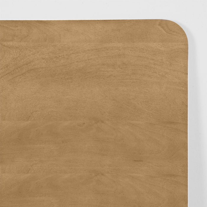 Eetkamertafel Tafelblad Sloppy Edge Naturel Mangohout 70x120x3 cm-Organische tafelbladen-LABEL51