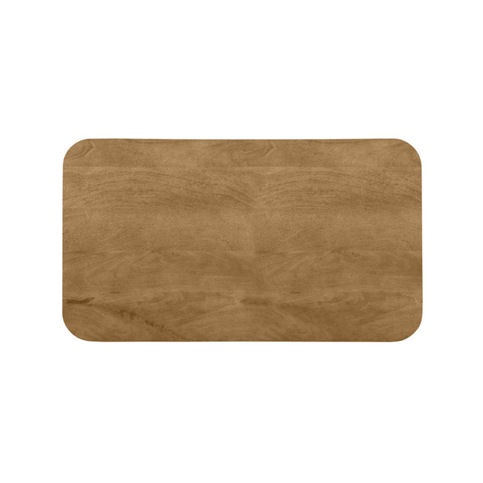 Eetkamertafel Tafelblad Sloppy Edge - Naturel - Mangohout -...-Eettafels-LABEL51