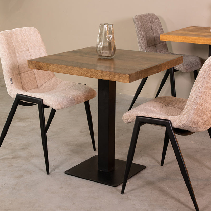 Eetkamertafel Tafelblad Straight Edge Nature Smooth 70x70x5 cm-Vierkante tafelbladen-LABEL51