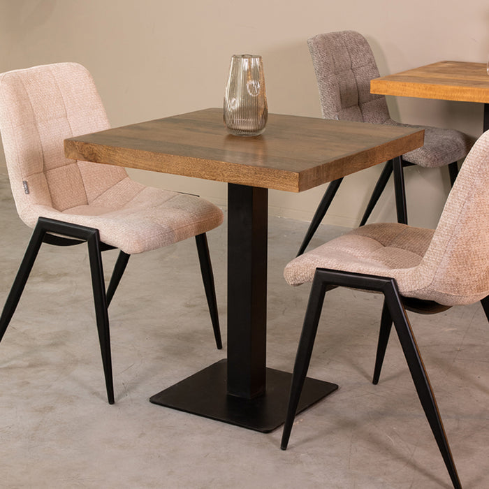 Eetkamertafel Tafelblad Straight Edge Nature Smooth 70x70x5 cm-Vierkante tafelbladen-LABEL51