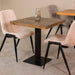Eetkamertafel Tafelblad Straight Edge Nature Smooth 70x70x5 cm-Vierkante tafelbladen-LABEL51