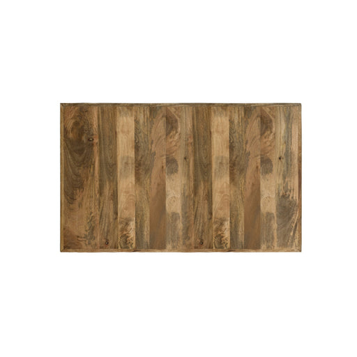 Eetkamertafel Tafelblad Straight Edge Naturel Mangohout #-Rechthoekige tafelbladen-LABEL51