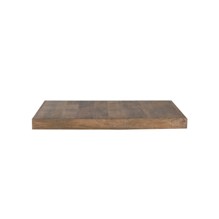 Eetkamertafel Tafelblad Straight Edge Naturel Mangohout-Vierkante tafelbladen-LABEL51