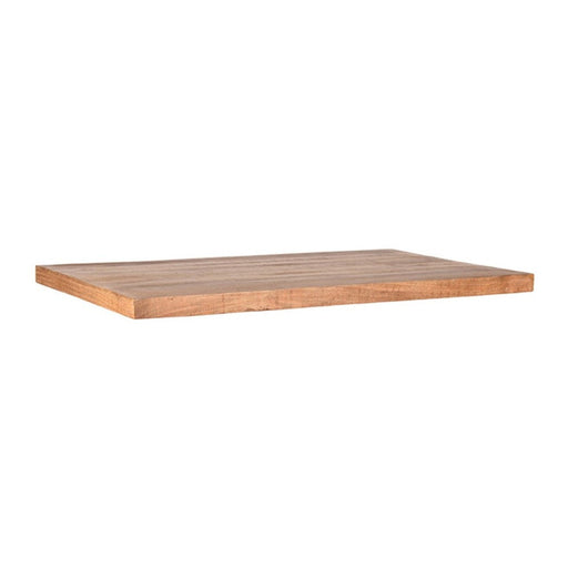 Eetkamertafel Tafelblad Straight Edge - Rough - Mangohout - 120 cm Straight-Rechthoekige tafelbladen-LABEL51