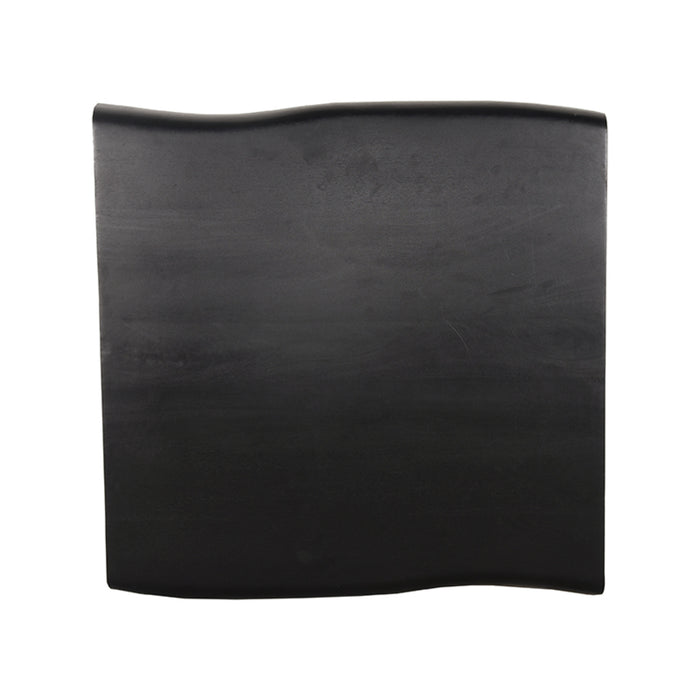 Eetkamertafel Tafelblad Tree Edge - Zwart - Mangohout - 70 cm-Eettafels-LABEL51
