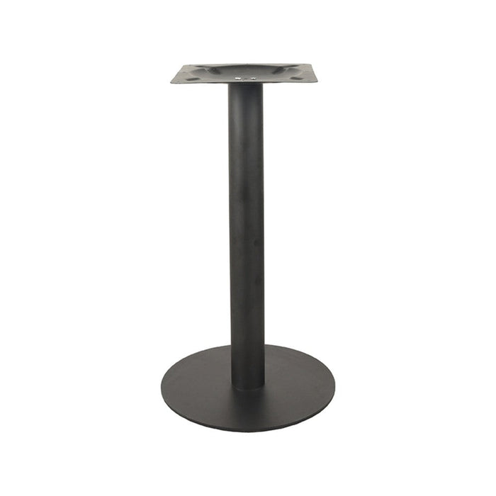 Eetkamertafel Tafelpoot Enkel - Zwart - Metaal - 72 cm - Rond-Eettafels-LABEL51