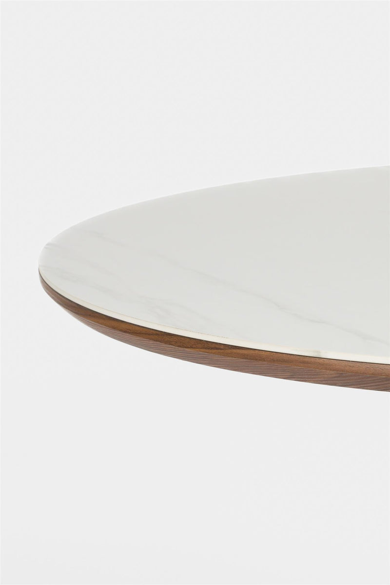 Eettafel Almira Oval 180 Sintered Stone veneer Bruin 180x90 cm-Eettafels-Creating Home