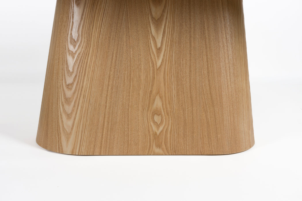 Eettafel Almira Oval 200 Eikenfineer Stone Naturel 200x90 cm