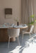 Eettafel Almira Oval 200 Eikenfineer Stone Naturel 200x90 cm-Eettafels-Creating Home