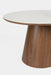 Eettafel Almira Rond Sintered Stone veneer Bruin 115x115 cm-Eettafels-Creating Home