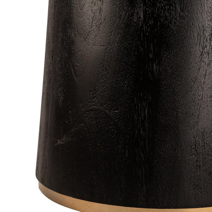 Eettafel Arca Veas Tafel Zwart-gold-Eettafels-PTMD