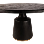 Eettafel Arca Zwart 150 cm-Eettafels-PTMD