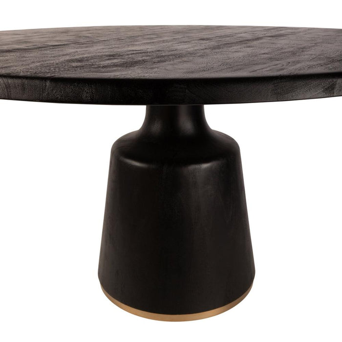 Eettafel Arca Zwart 150 cm-Eettafels-PTMD